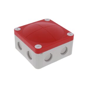 Razvodna kutija OG 95x95x60 COMBI 407 LG RD SIVA CRVENA IP66/IP67 (10106840) Wiska